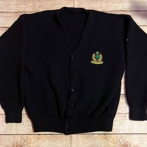 Men’s Blarney Castle Ireland Button up Cardigan sweater Wool